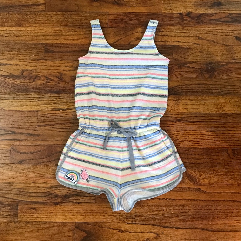 Justice 1 Pc Multicolor Stripe Shorts Romper
Happy Rainbow Chill Ice Cream
Pocke